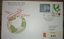 Swissair Geneve - Tunis - Geneve 02.07.1964
