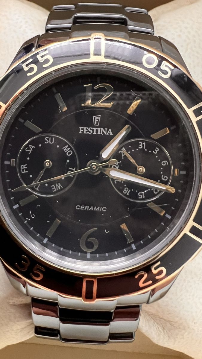 Festina Orologi: Festina Ceramic Lady Day-Date – Usato da Rebstein venduto da gimmma 3