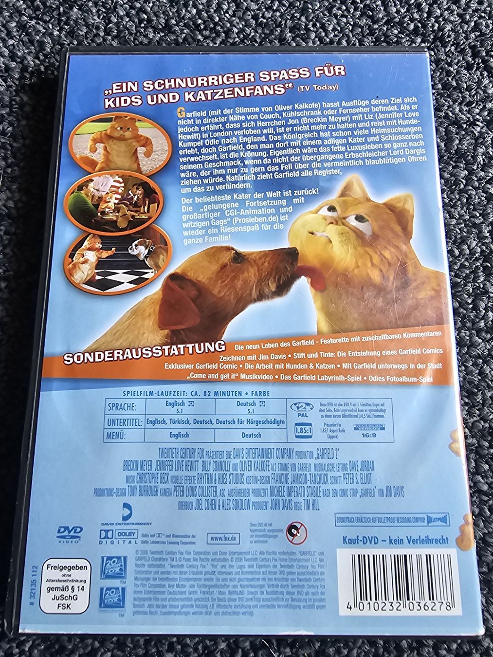 Tutti i DVDs: Garfield 2 (20270) – Usato da Ruswil venduto da jan_bxl5 1