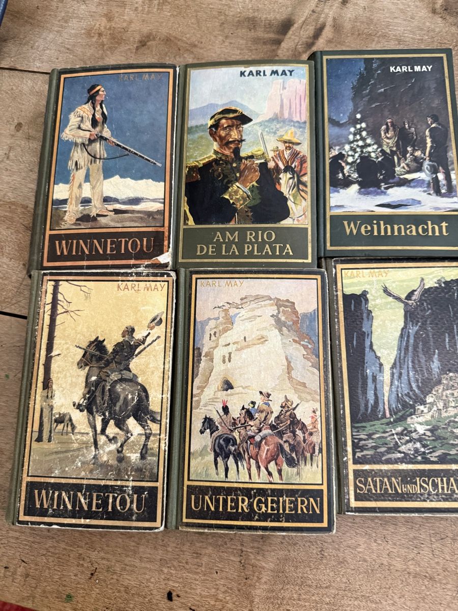 Bücher: 6 alte Karl May Bücher – Gebraucht aus St. Gallen von katercarlos