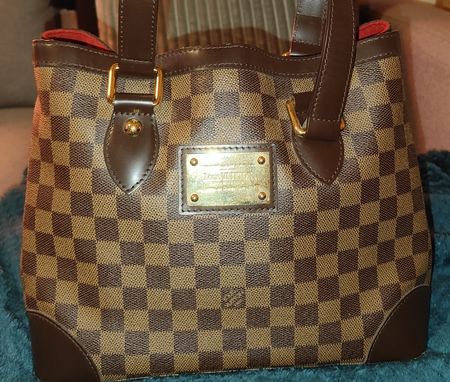 Elegante Louis Vuitton Handtasche, Damier Muster, Top Zustan