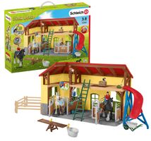 Schleich Farm World 42485 Bauernhof Stall Reitstall Pferde