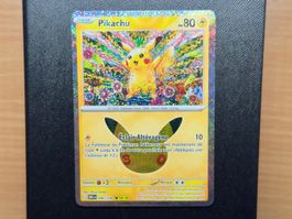 Pikachu (040/128) (18/30) - 30ᵉ Anniversaire - 30C FR