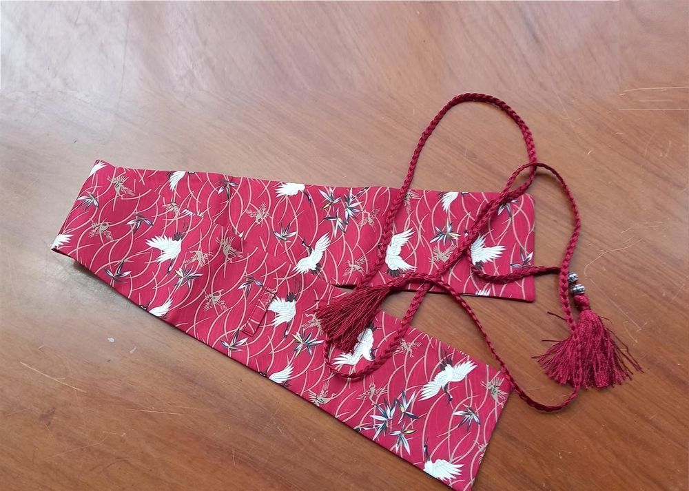 Japanischer Kimonogürte - Roter japanischer Kimonogürtel | Kaufen auf ...