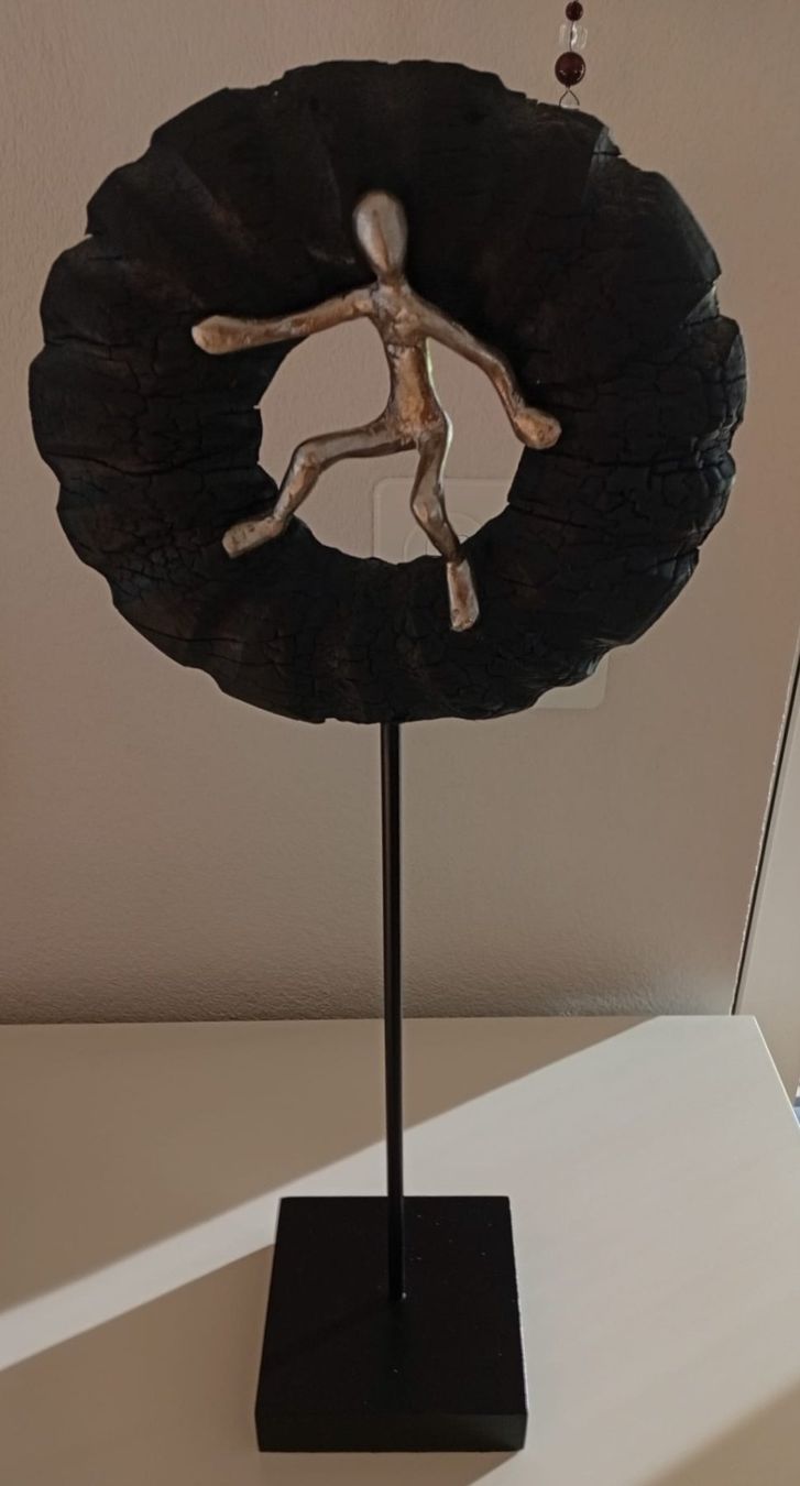Skulpturen & Statuen: Kunstdeko-Design-Holz-Metall-Unikat – Gebraucht aus Rheinfelden von Pit666