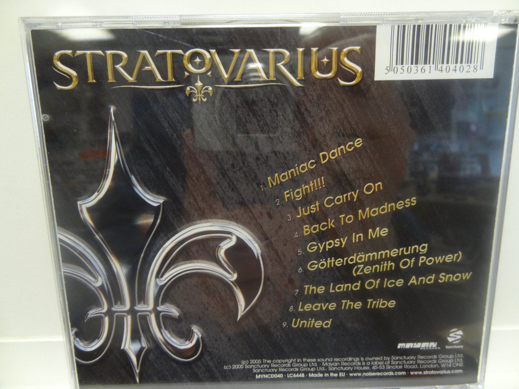 CD: Stratovarius, Stratovarius – Usato da luzern venduto da musicandart 1