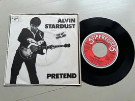 ALVIN STARDUST tolle Single Pretend Glam 80's Stiff records