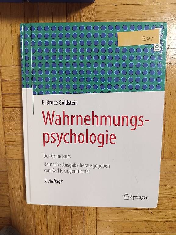Libri: Wahrnehmungspsychologie – Usato da Luzern venduto da gowshekan98