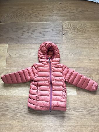 Fluff Daunenjacke in Rostrot Gr 98/104