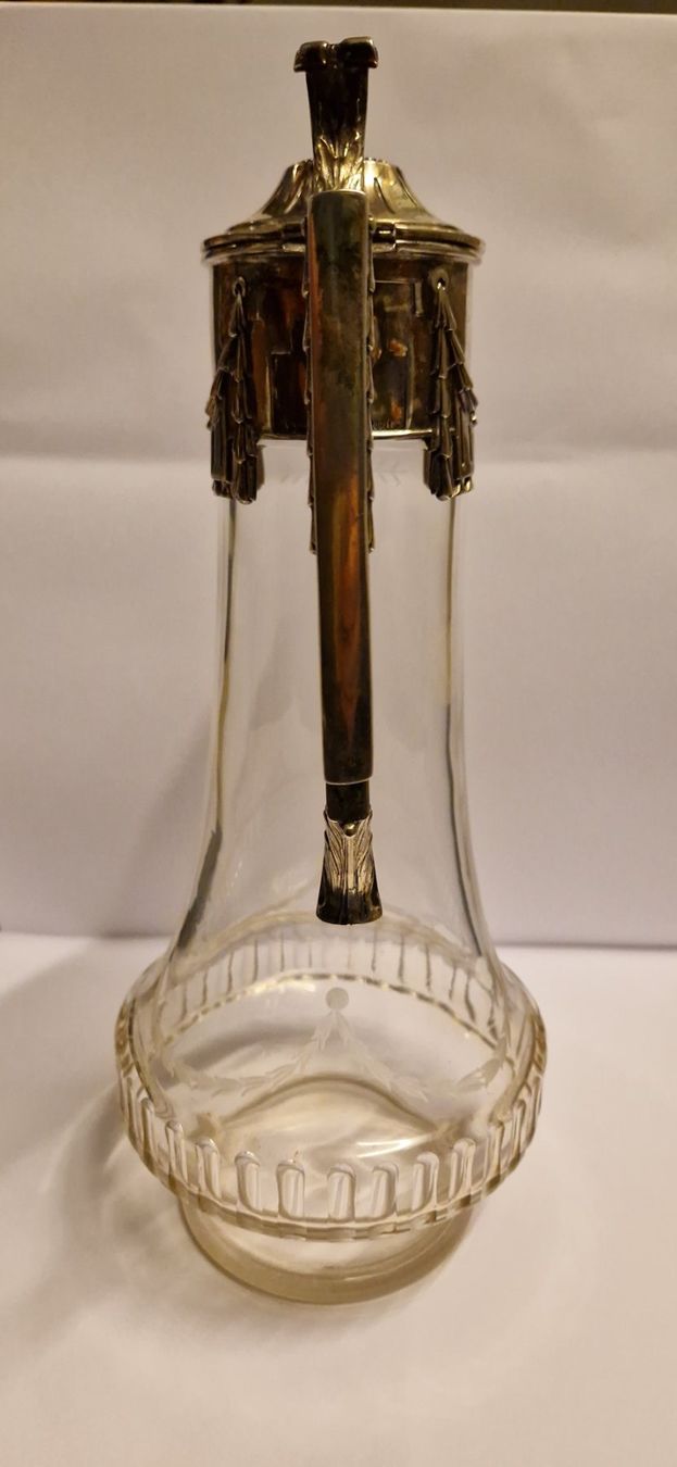 Karaffen: Antike Weinkaraffe 800 Silber, Karaffe um 1880 – Gebraucht aus Zürich von spin23 6