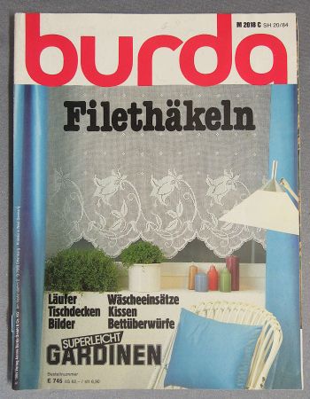 burda Filethäkeln - Läufer Tischdecken Gardinen Kissen etc.