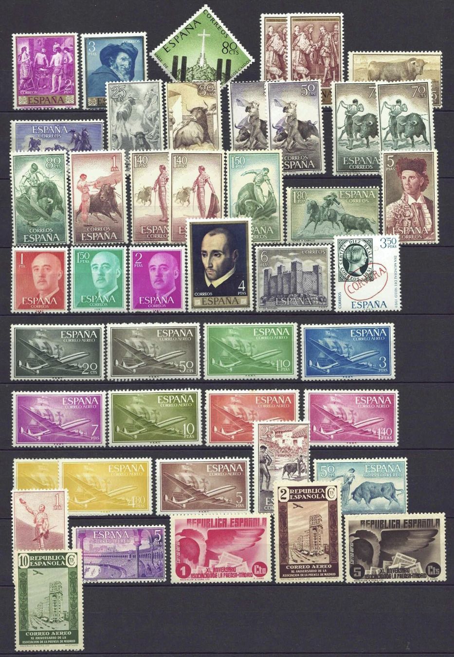 Alle Briefmarken: Spanien Restlos ab 1930 postfrisch** – Gebraucht aus Basel von Pfefferschootte 1