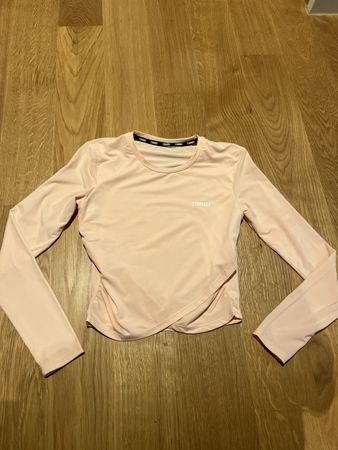 Stronger Langarm Crop Top Damen XS 34 apricot