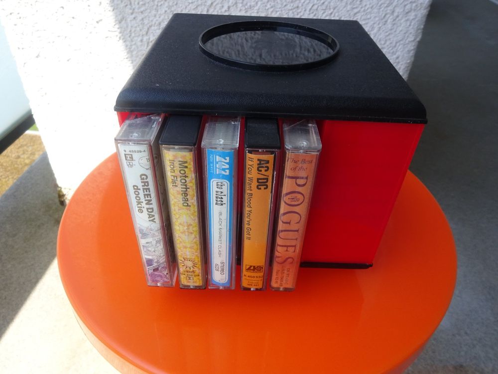 **KASETTEN RONDELL** 70er-JAHRE ROT NEUWERTIG | Kaufen auf Ricardo
