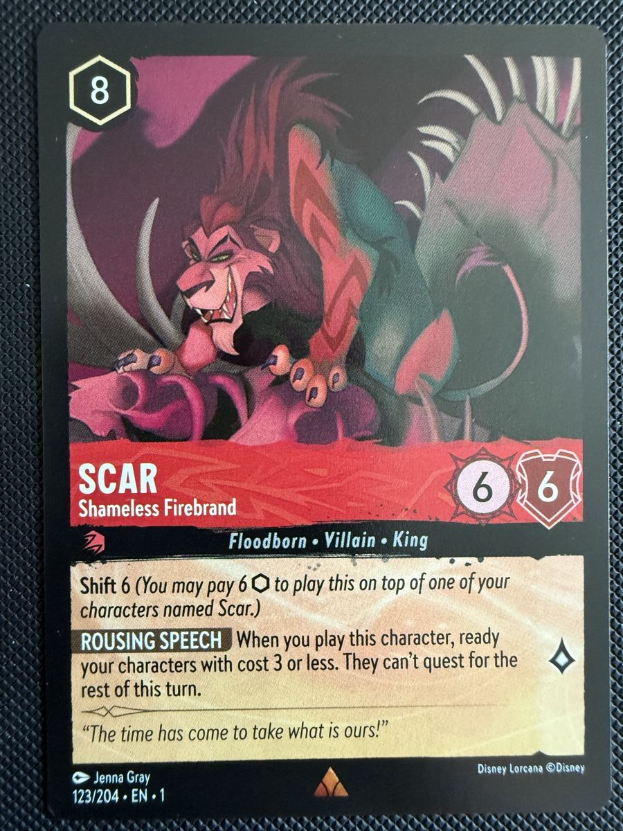 Disney Cartes à collectionner: Scar - Shameless Firebrand – Neuf (Voir description) à Allenwinden par nam_1988