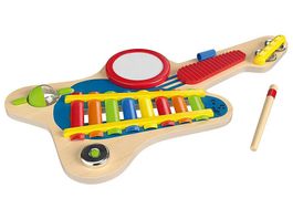 Musikinstrument 6 verschiedene Instrumente in Gittarrenform