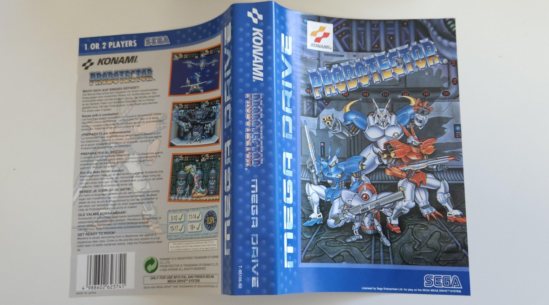 Sega Spiele: Probotector - Mega Drive – Gebraucht aus Autigny von zel_gvl5 7