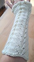 Sehr schöne handgestrickte Armstulpen Pulswärmer Amedysli