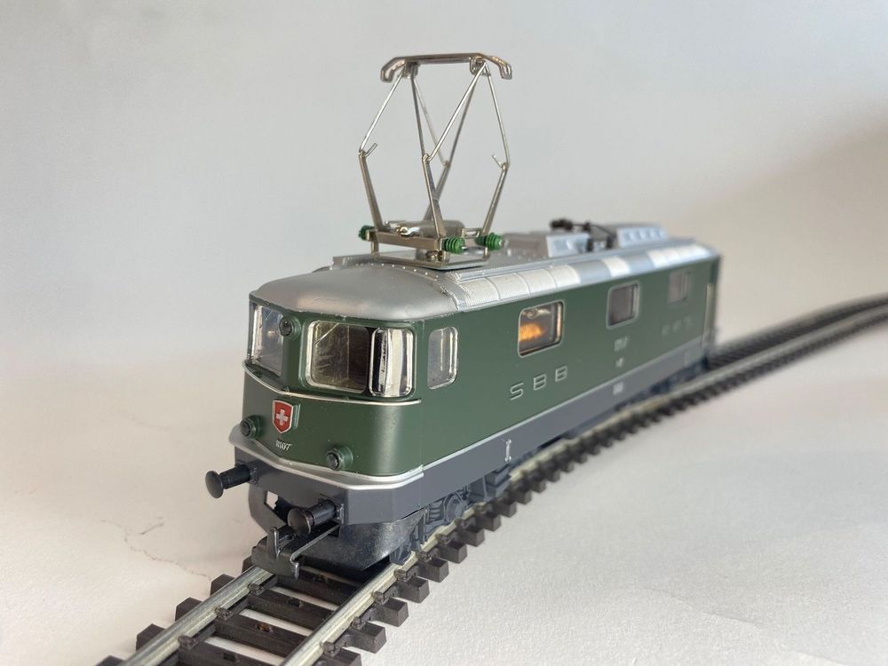 Locomotive électrique HAG H0 161 BR Re 4/4 11107 SBB CFF