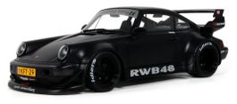 Porsche 911 930 RWB RAUH WELT COUPE MATT BLACK 1/18 NEU