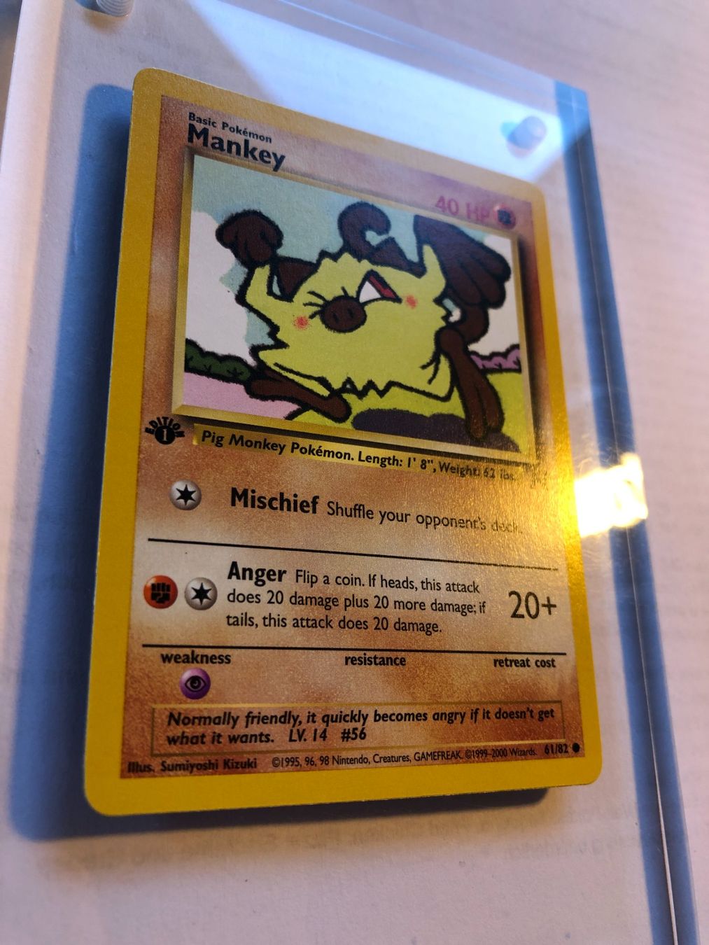 Cartes à collectionner: Mankey 1st Team Rocket - MINT - ab 1.- – D'occasion à Giubiasco par dan_pr8b 1