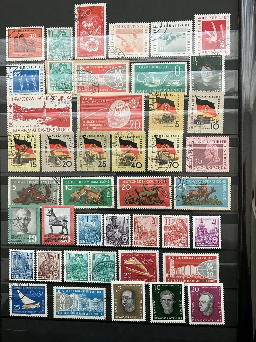 Tutti i francobolli: Deutschland DDR gest/postfr 6s 1949-61 – Usato da Cham venduto da Diablo1232 3