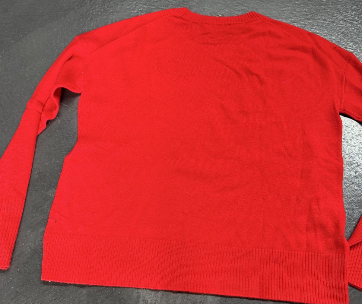 Maje Maglioni & Felpe: MAJE Strickpullover, Grösse 3, Rot mit Schriftzug ! – Nuovo (secondo la descrizione) da Chur venduto da simhofstr 6