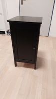 Schwarzer Nachttisch / Beistellschrank (ca. 40 x 40 x 75 cm)