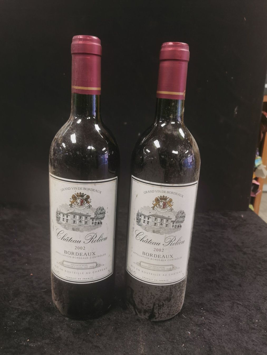 Vino: 2x CHÂTEAU RELÉOU 2002 RARE! – Nuovo (secondo la descrizione) da Genève venduto da Leboucheoreilles