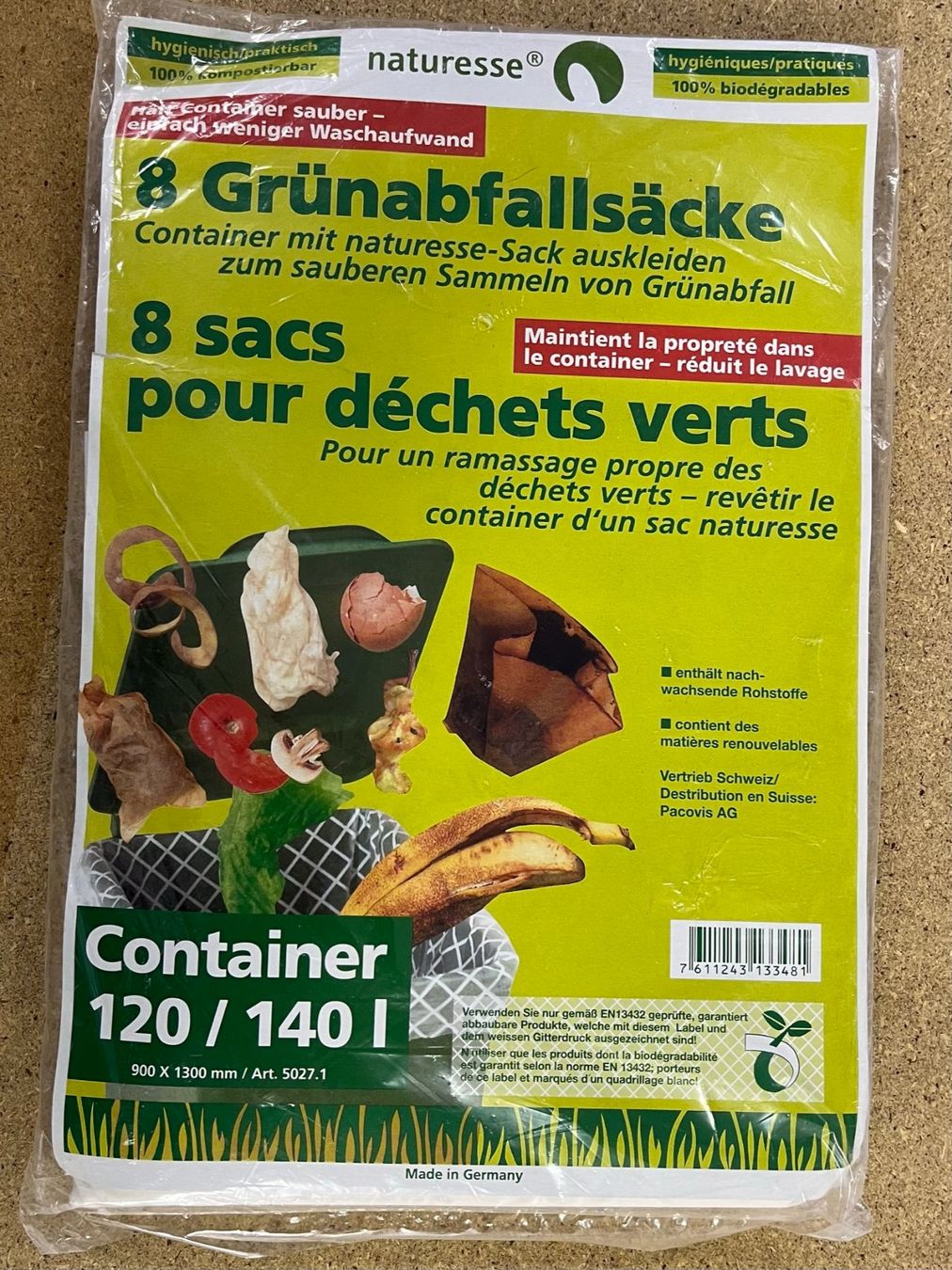 Cestini per rifiuti: 2 Paket Abfallsack für Grüncontainer – Nuovo (secondo la descrizione) da Balzers venduto da APE03 1