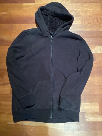 Switcher Jacke mit Kapuze, Fleece, Grösse M, Schwarz