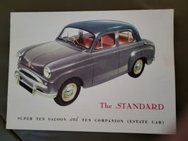 Original Standard Ten Prospekt - Rarität für Sammler!