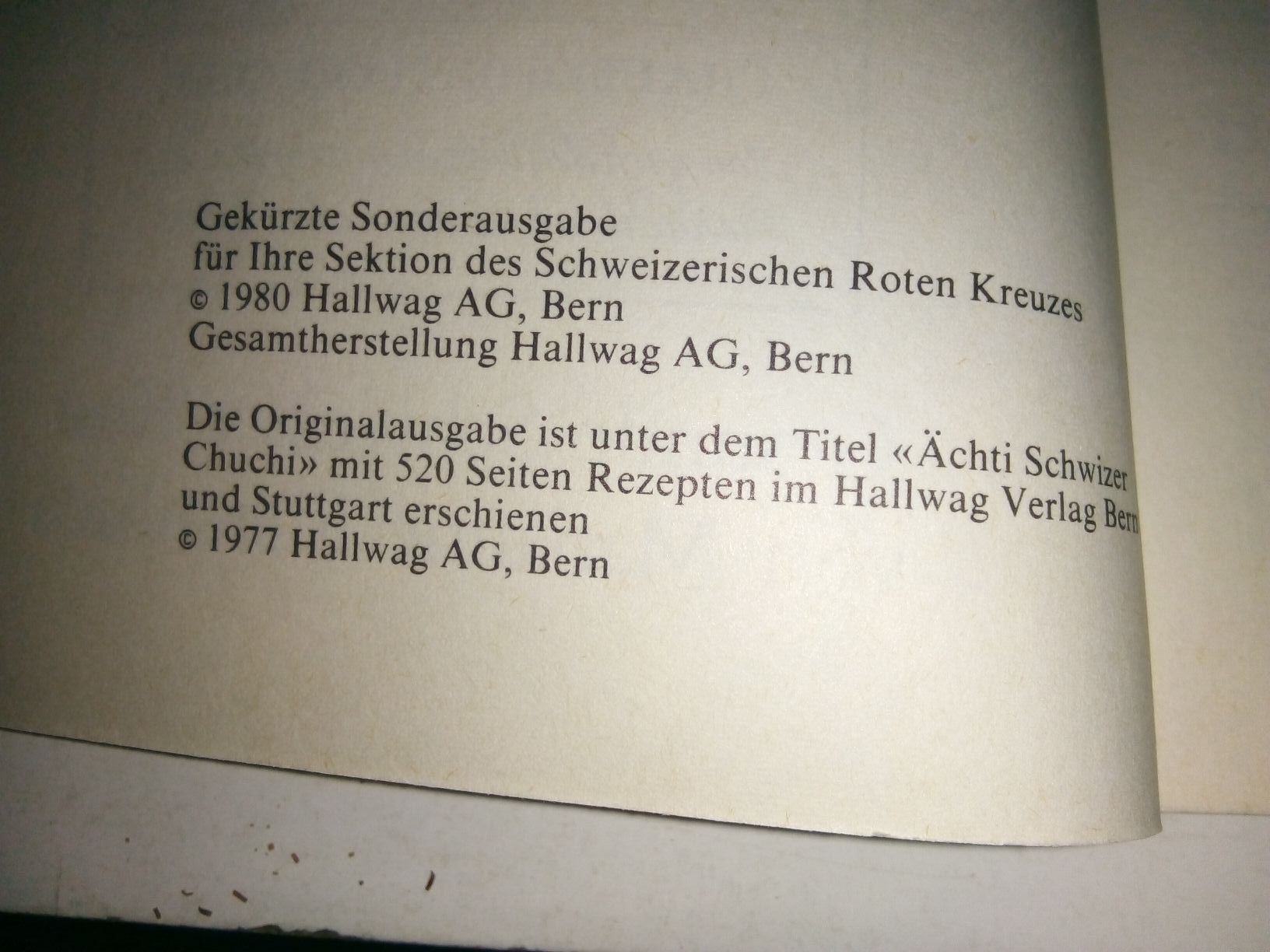 Libri: Ächti Schwiizer Chuchi -Gesunde Schweizer Kost M. Kaltenbach – Usato da St.Gallen venduto da elk2022 2