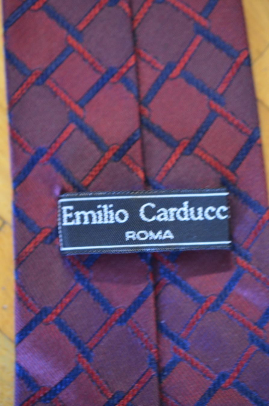 Cravatte: Cravate Emilio Carducci 6x8cm – Usato da La Croix (Lutry) venduto da OMEGA07 3