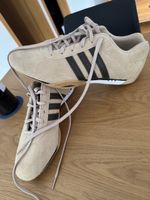 Adidas Sneaker beige braun Wildleder neuwertiger Zustand