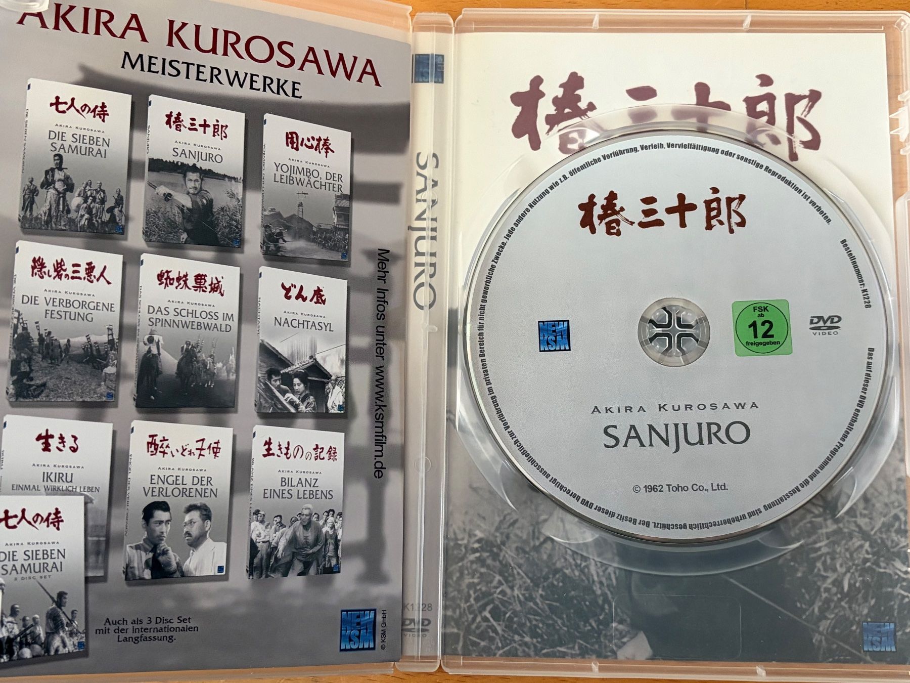 Tutti i DVDs: Sanjuro – Usato da Egg b. Zürich venduto da Luckybilly 2