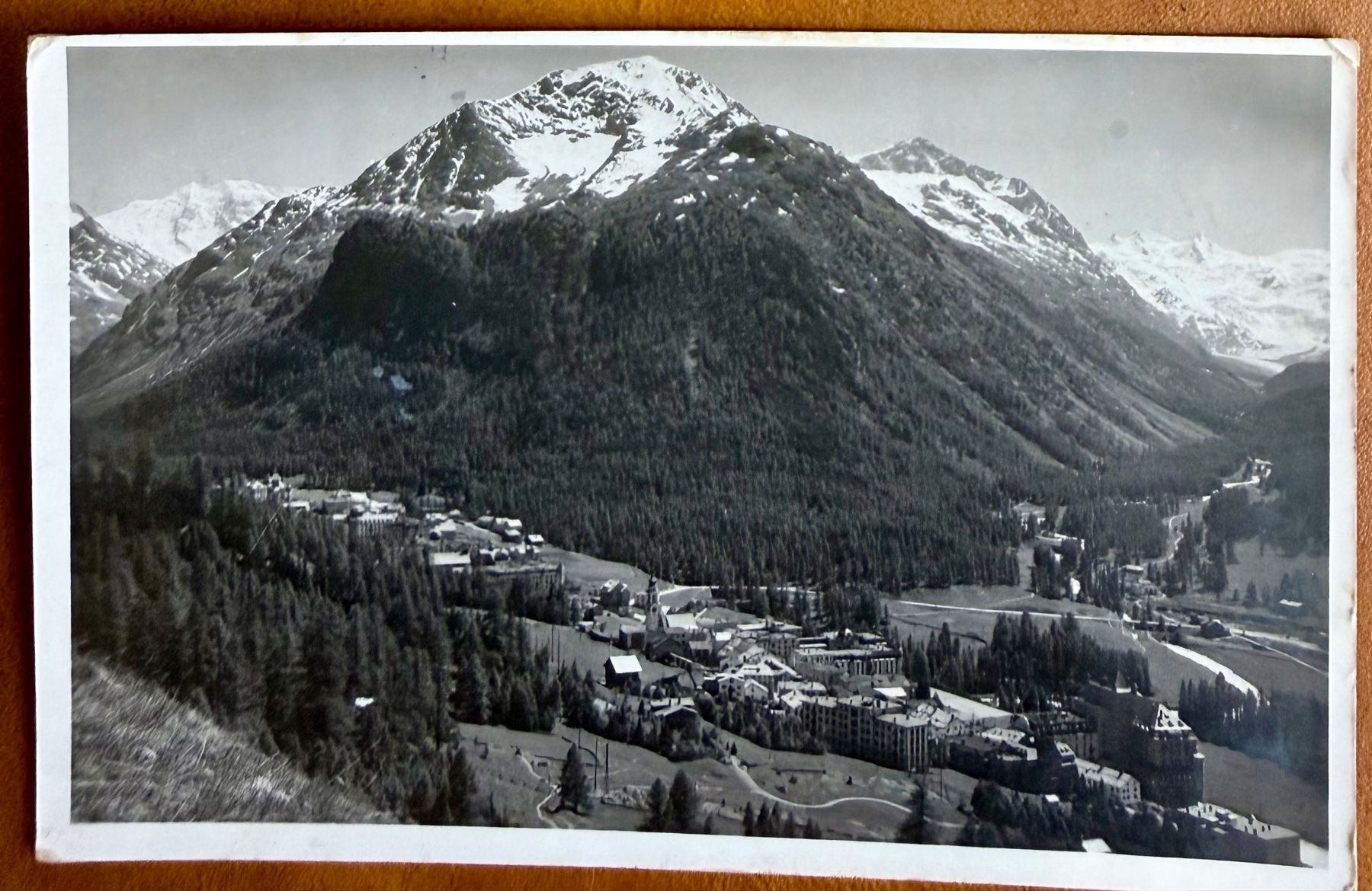 Cartoline postali: Pontresina - Panorama 1935 – Usato da Lutry venduto da Ediego