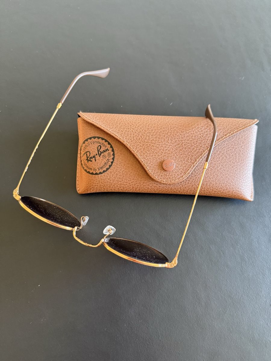 Ray-Ban Occhiali & Lenti: Ray-Ban Sonnenbrille RB3447 Round Metal Hellbronze – Nuovo (secondo la descrizione) da Belp venduto da Lulanis 4