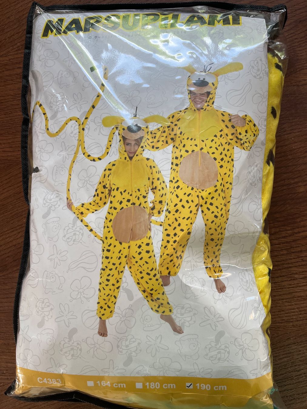 Costumi: Marsupilami costume taille pour 1m90 – Usato da Plan-les-Ouates venduto da babsbonplan 1
