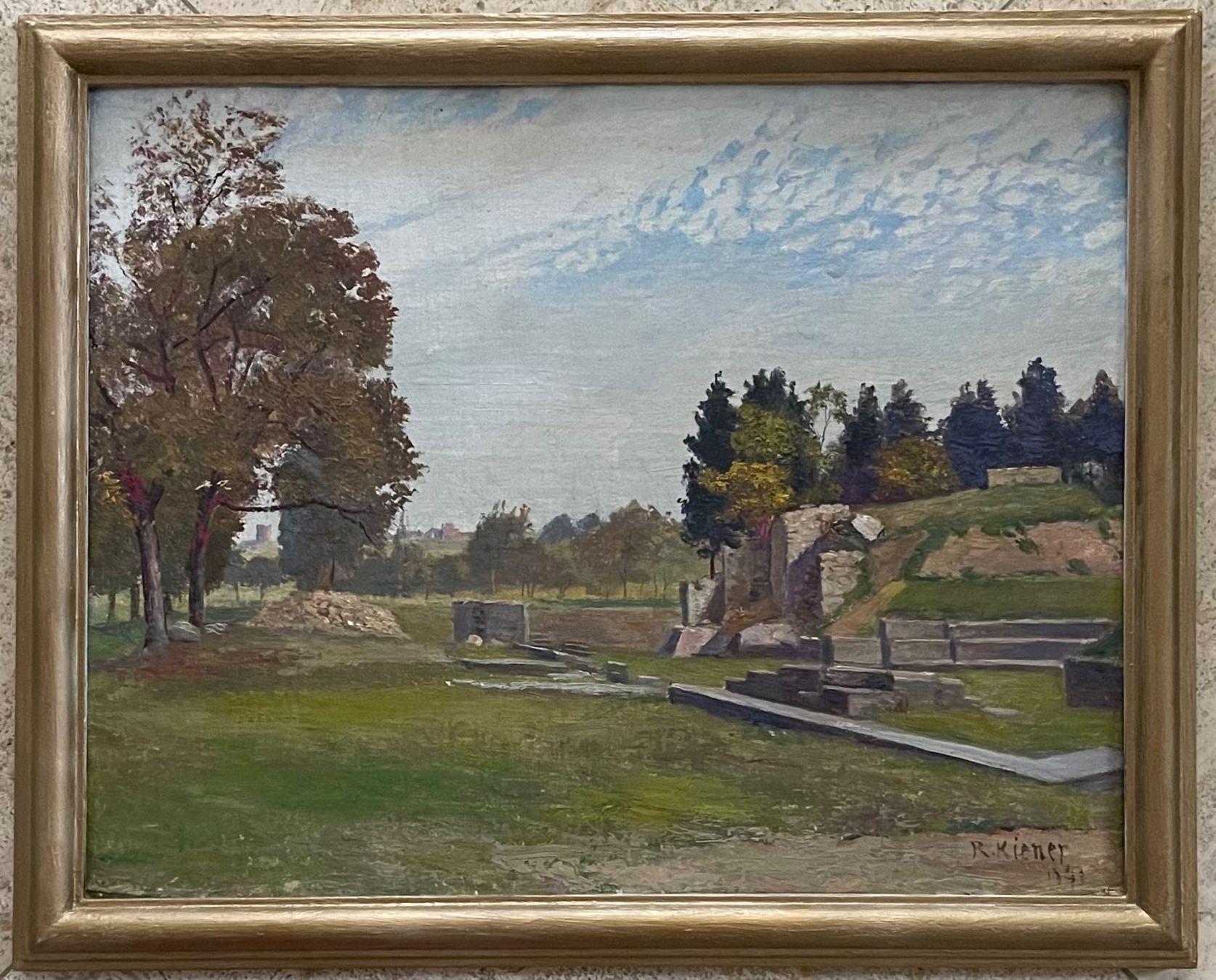 Dipinti: Kiener Robert (1866-1945) – Usato da Grosshöchstetten venduto da Perle1951