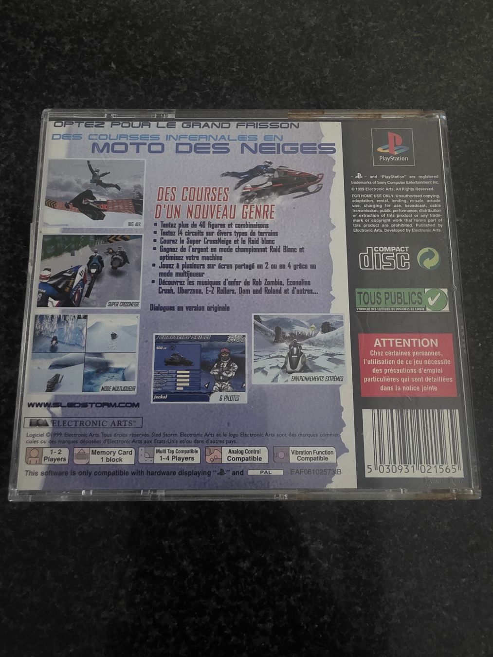 Spiele: Sled Storm PS1 – Gebraucht aus Chavornay von Crash37 1