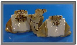 Dromedarpaar aus Porzellan Gräfenthal Deutschland