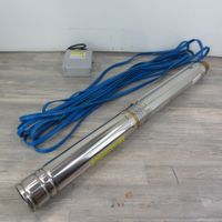 2200W Tiefbrunnenpumpe 9000 l/h - 72m Rohrpumpe Brunnenpumpe