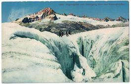 Nägelisgrätli, Rhônegletscher, Seilschaft, gelaufen 1913