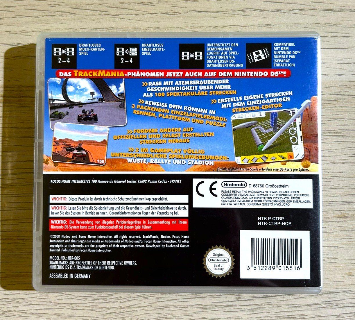 Nintendo Giochi: Trackmania DS Nintendo DS – Usato da St. Gallen venduto da Alpine.Arcade 1