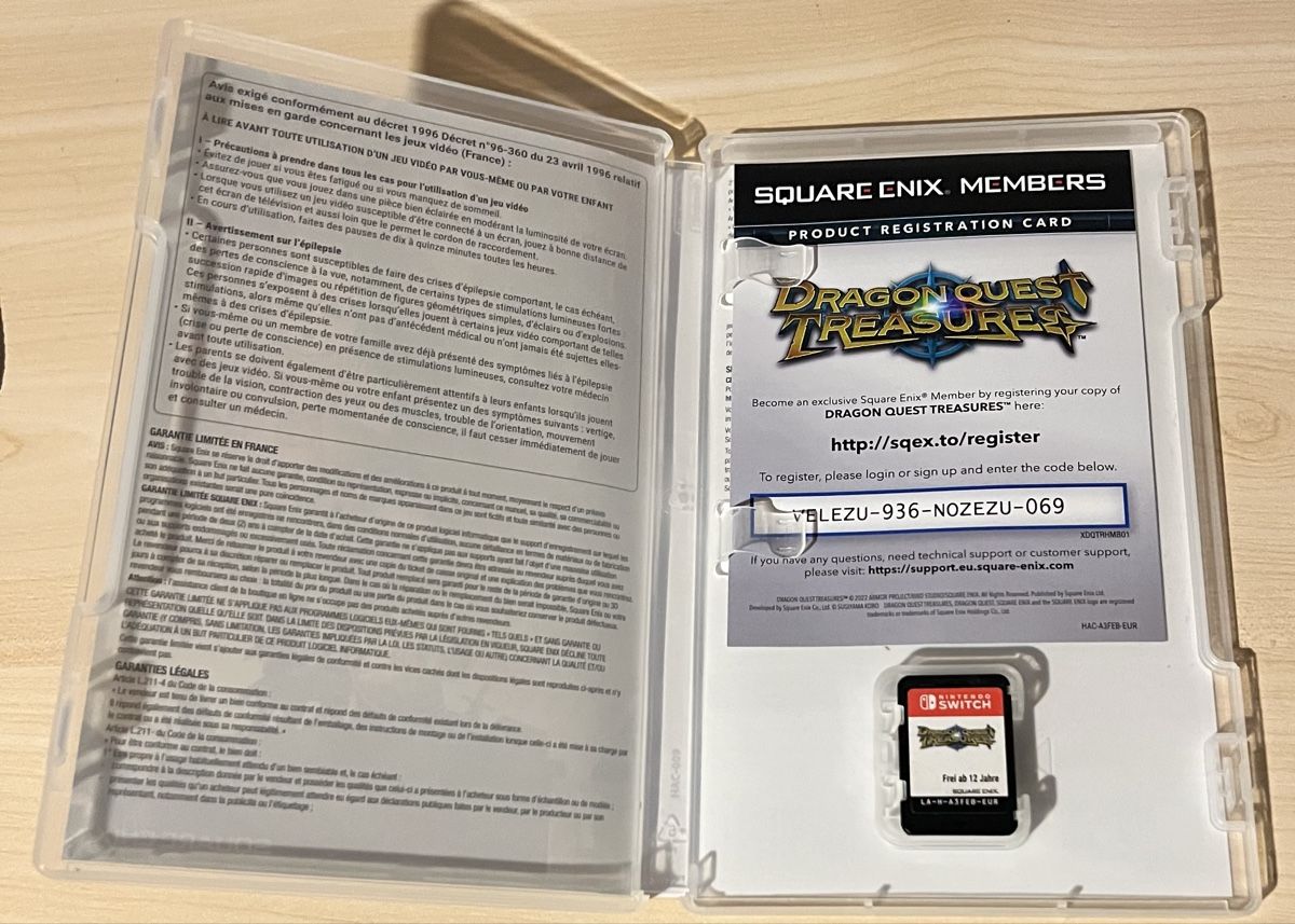 Nintendo Spiele: Dragon Quest Treasures – Gebraucht aus Grandevent von David28313 1
