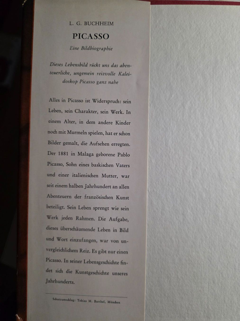 Libri: Picasso - Eine Bild Biographie - Lothar Günther Buchheim – Usato da Walterswil BE venduto da Lonitti 6