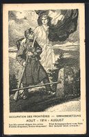 Grenzbesetzung August 1914, Tönt Kriegs