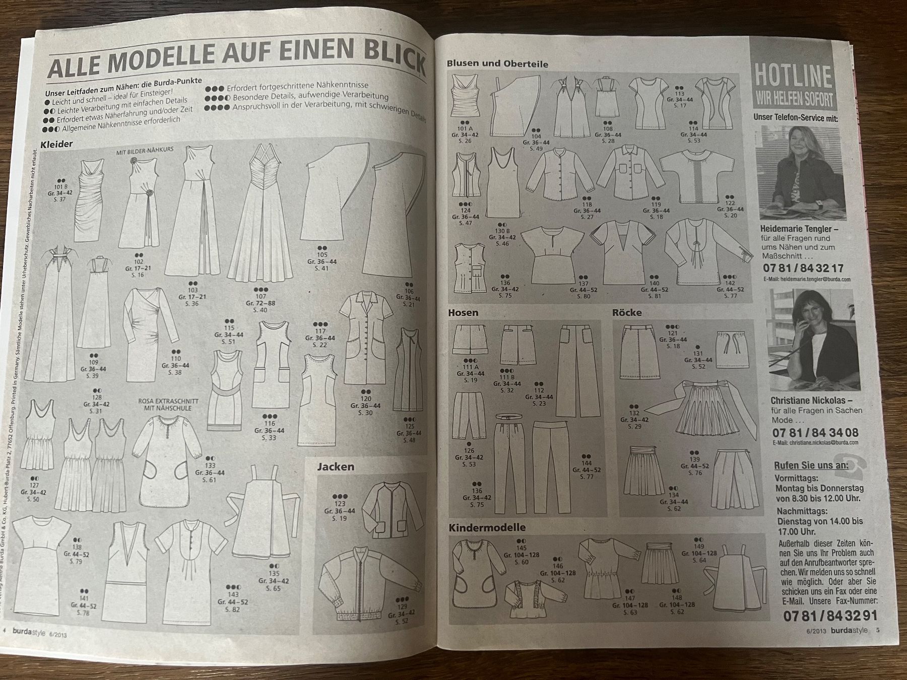Cartamodelli: Burda Style Schnittmuster vollständig – Nuovo (secondo la descrizione) da Zürich venduto da Nora321 4