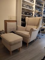 IKEA Sessel mit Hocker